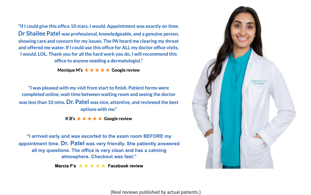 Hollywood, FL Dermatologist Reviews for Dr. Shailee Patel